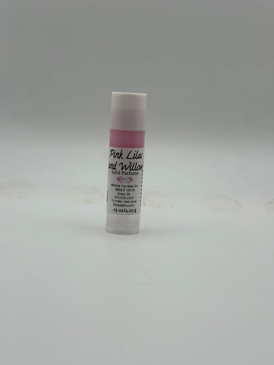 Pink Lilac and Willow Type Solid Perfume