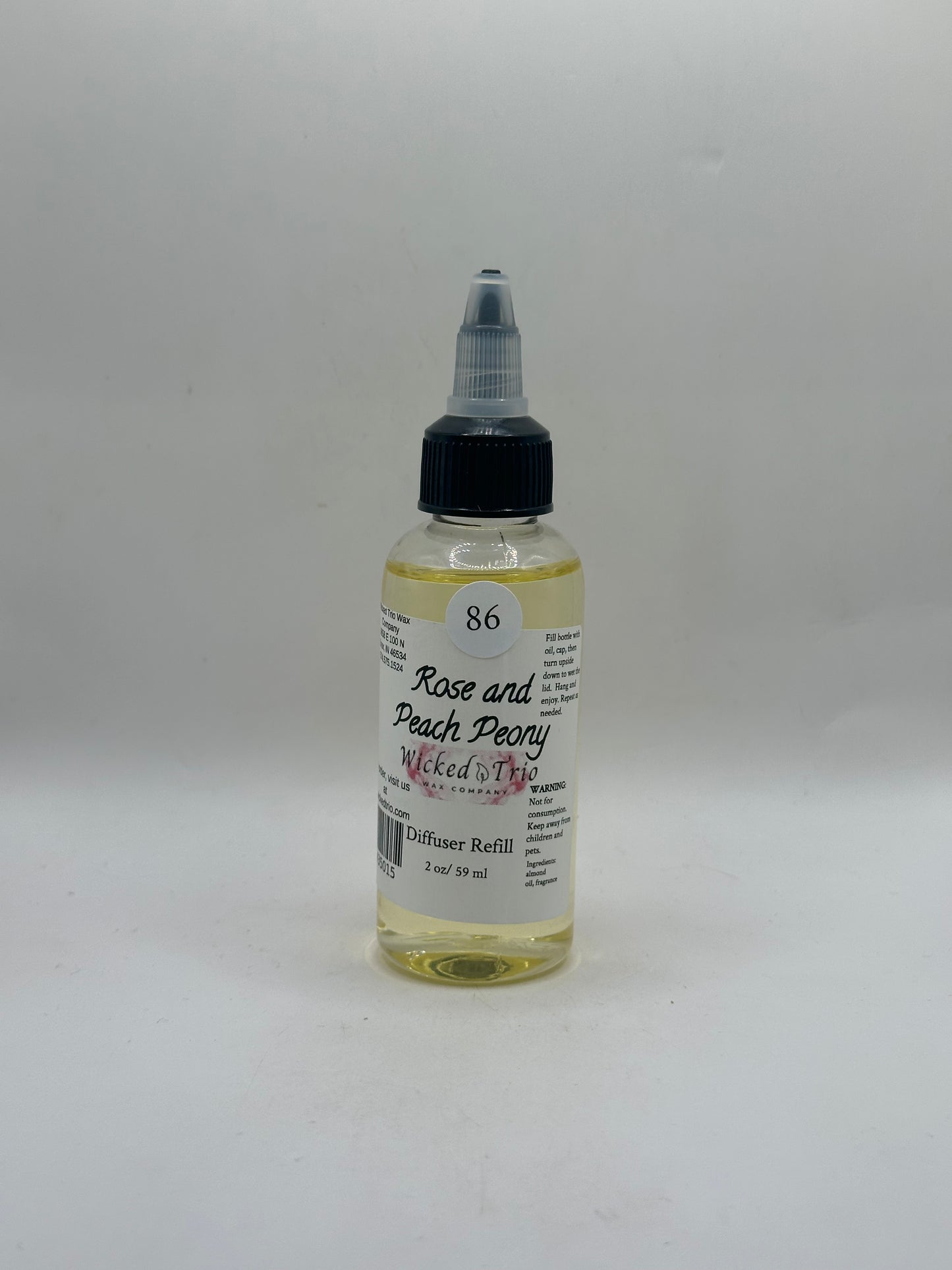 Beach Rose and Peach Peony Type Diffuser Oil 86